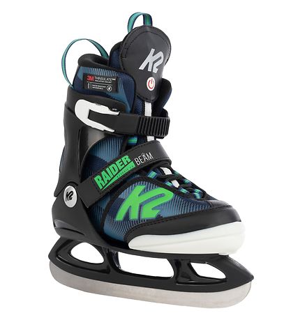 K2 Skates w. Light - Raider Beam Ice - Blue