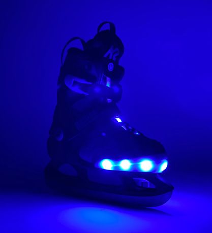 K2 Skates w. Light - Raider Beam Ice - Blue