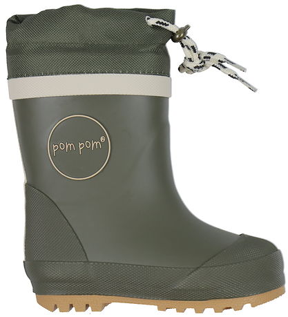 Pom Pom Thermo Boots - Hunter Green