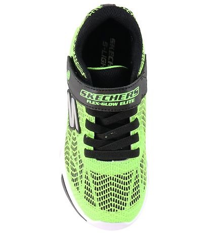 Skechers Shoe w. Light - Flex-Glow Elite - Lime Black