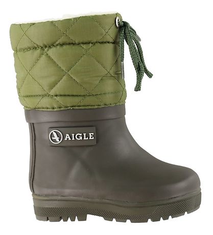 Aigle Thermo stígvél - Woody Warm - Kaki
