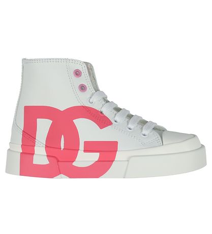 Dolce & Gabbana Stígvél - Hvítt/Bleikt