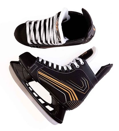 Hockey sur glace Patins à glace Supreme+ - Noir/Or