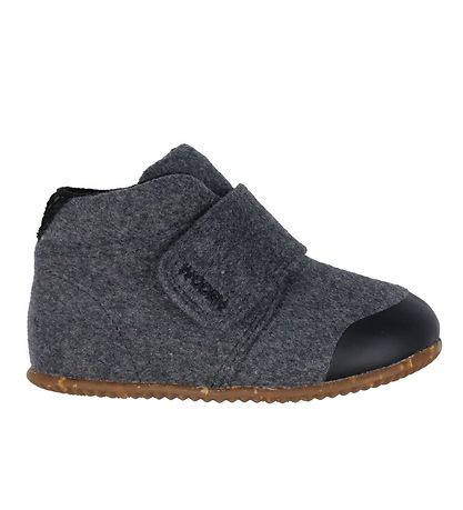 Woden Inniskór - Kim - Felt - Dark Grey Melange