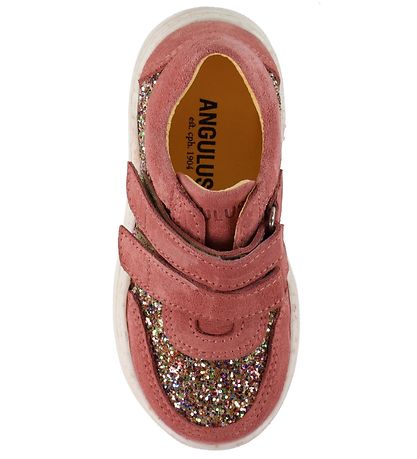 Angulus Prewalker Shoes - Pink Pink/Multi Glitter