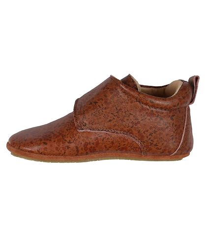 Wheat Leder-Krabbelschuhe - Hausschuhe - Print - Amber Brown