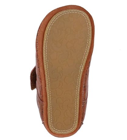 Wheat Leder-Krabbelschuhe - Hausschuhe - Print - Amber Brown