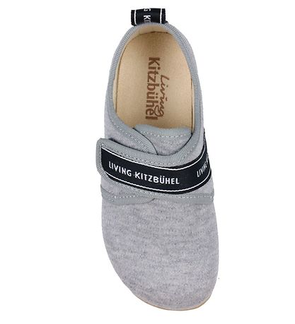 Living Kitzbühel Slippers - Light Grey w. Logo