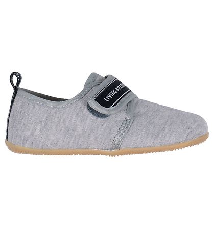 Living Kitzbühel Slippers - Light Grey w. Logo