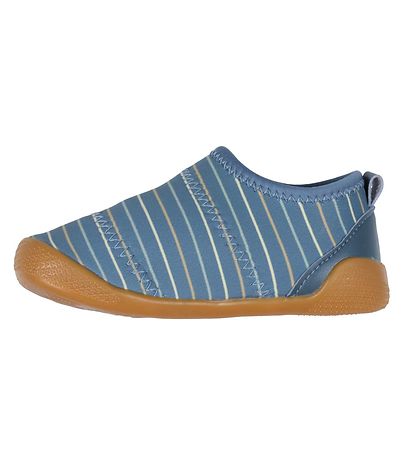 Wheat Badeschuhe - Shawn - Bluefin Thin Stripe