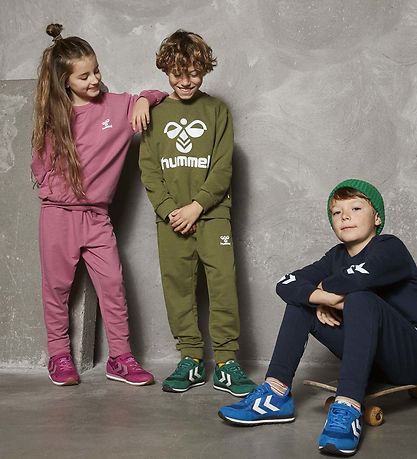 Hummel Skór - Relax Jr - Sígrænt