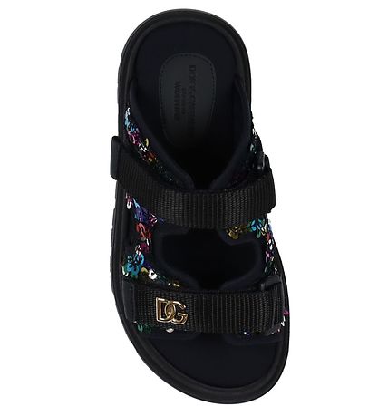 Dolce & Gabbana Sandals - Black w. sequins