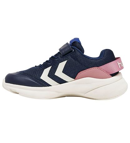 Hummel Skór - Ná 250 - Endurunnið Tex Jr - Black Iris/Bleikt