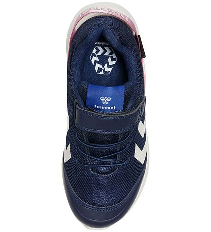 Hummel Skór - Ná 250 - Endurunnið Tex Jr - Black Iris/Bleikt