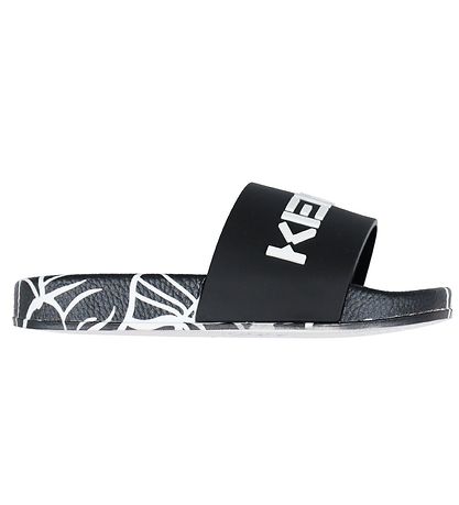 Kenzo Flip Flops - Black/White