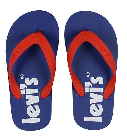 Levis Flip Flops - South Beach 2.0 - Red/Navy