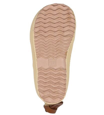 Bisgaard Gummistiefel - Kurz - Beige Blätter