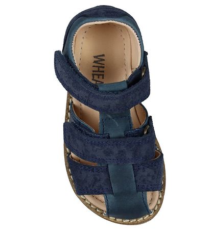 Wheat Sandals - Macey - Navy w. Pattern