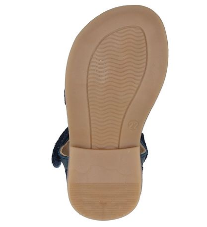 Wheat Sandals - Macey - Navy w. Pattern