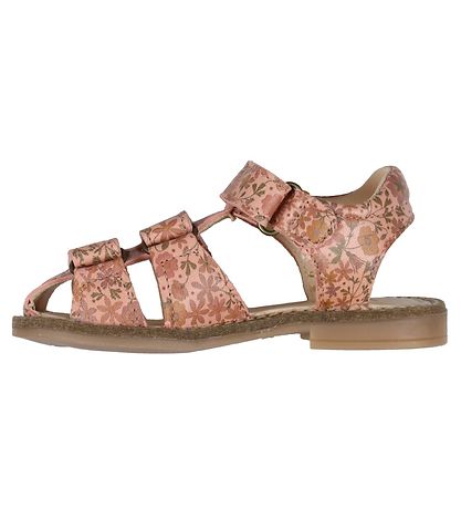 Wheat Sandals - Addison - Rose Sand Flowers