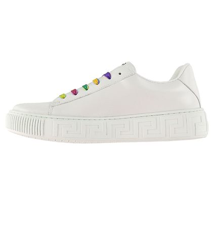 Versace Shoe - White w. Print