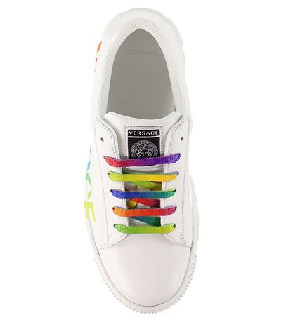 Versace Shoe - White w. Print
