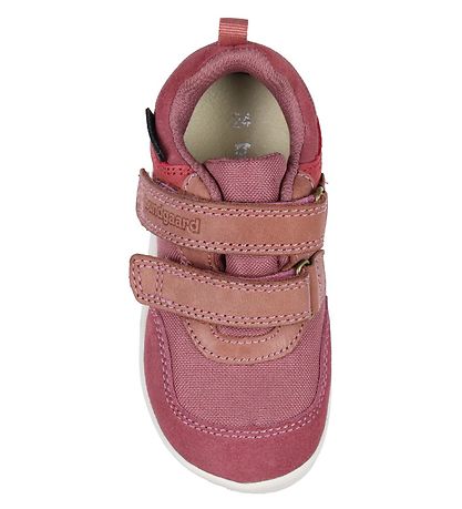 Bundgaard Shoe w. Velro - Bennie - Tex - Dark Rose