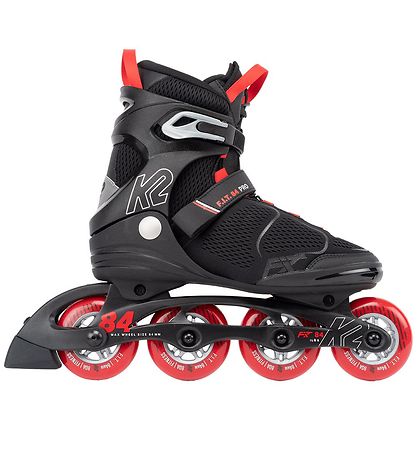 K2 Rollerskates - F.I.T 84 Pro - Black/Red - Inliner