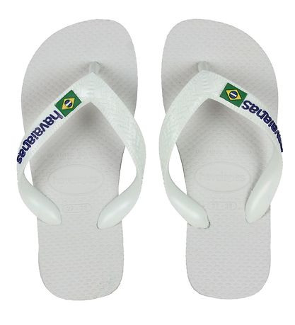 Havaianas Flip Flops - Brazil - White