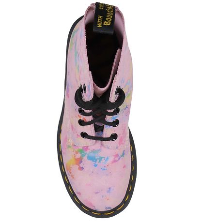 Dr. Martens Boots 1460 Pascal Pink Rainbow Burst Suede KW IE