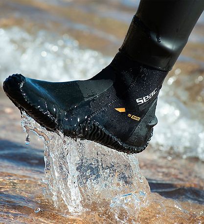 Seac Badeschuhe m. Reißverschluss - Basic HD 5 mm - Schwarz