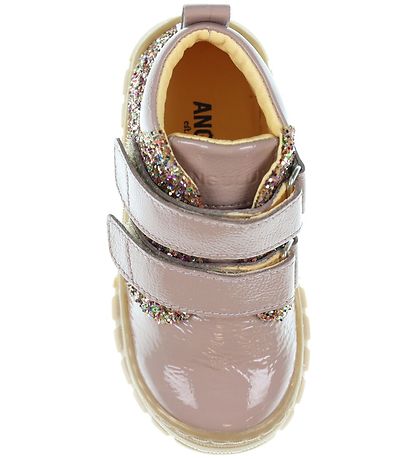 Angulus Prewalker Shoes - Candy - Pink w. Glitter