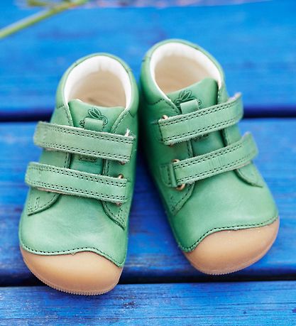 Bundgaard Fyrstu skórnir - Petit Velcro - Green