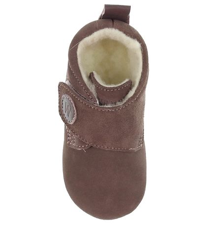 Wheat Skinntofflor m. Foder - Angel - Dusty Lilac