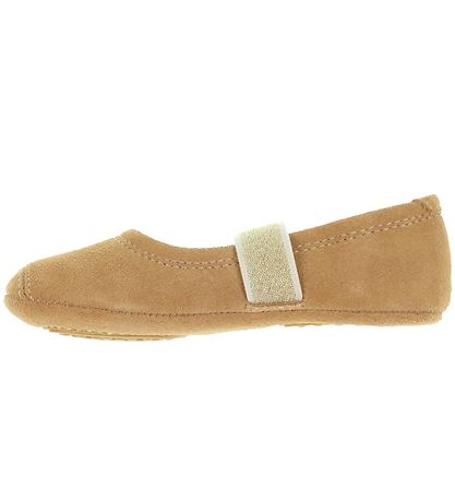 Bisgaard Ballerina Slippers - Ballet - Tan