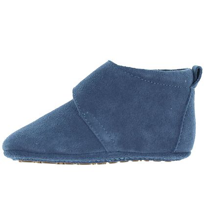 Bisgaard Soft Sole Leather Shoes - Baby Star - Blue