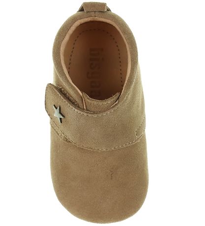 Bisgaard Soft Sole Leather Shoes - Baby Star - Camel