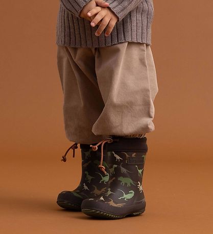 Bisgaard Varmastígvél - Brown Dino