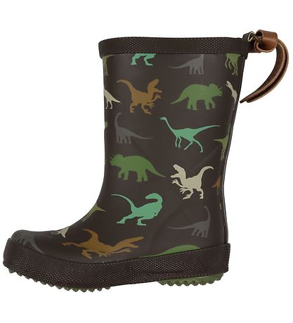 Bisgaard Gummistiefel - Basic Gummi - Brown Dino