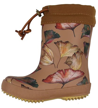 Bisgaard Thermal boots - Camel FLowers
