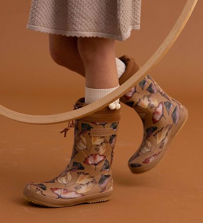 Bisgaard Bottes thermiques - Camel Fleurs