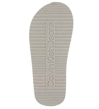 Calvin Klein Flipflops - Logo Print - Sort