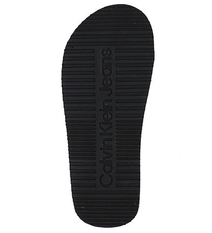 Calvin Klein Flipflops - Logo Print - Sort
