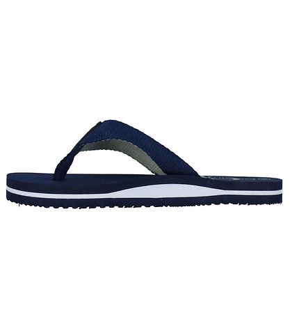 Calvin Klein Flip-Flops - Logo Print - Blå