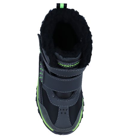 Skechers Winter Boots w. Light - Hypno- Flash 2.0 - Charcoal/Bla
