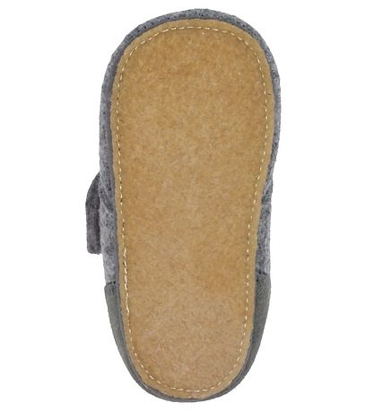 Wheat Slippers - Wool - Marlin Felt - Grey