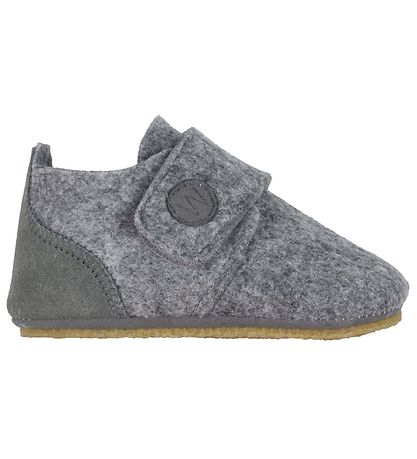 Wheat Chaussons - Laine - Feutre Marlin - Gris