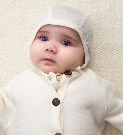 Smallstuff Pramsuit - Wool - Off White