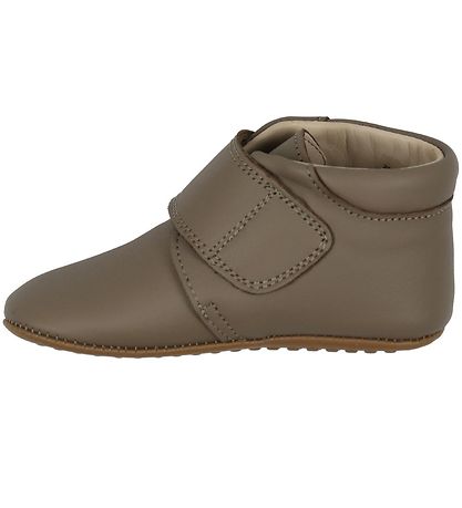 Pom Pom Innerskor - Velcro - Taupe