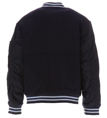 Emporio Armani Jakki - ull - Dökkblátt M. Ljósblár